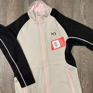 Kari Traa "Mia" Full-zip Fleece Mid Layer Small in Shell